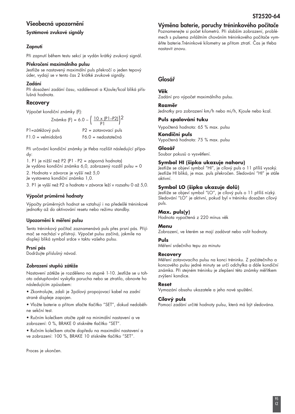 Kettler COACH M ST2520-64 User Manual | Page 95 / 144