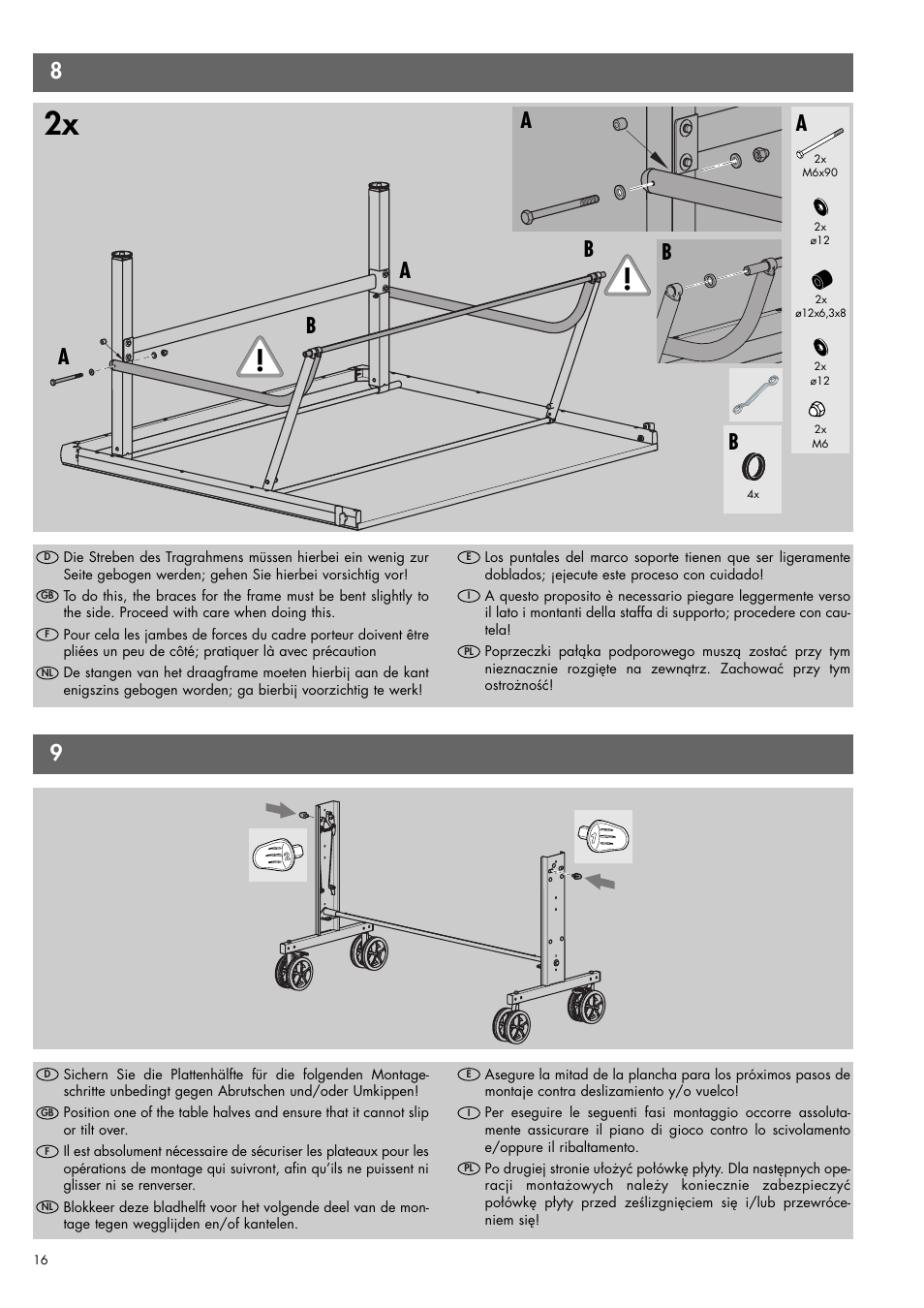 Ab b b | Kettler 07138-000 User Manual | Page 16 / 24