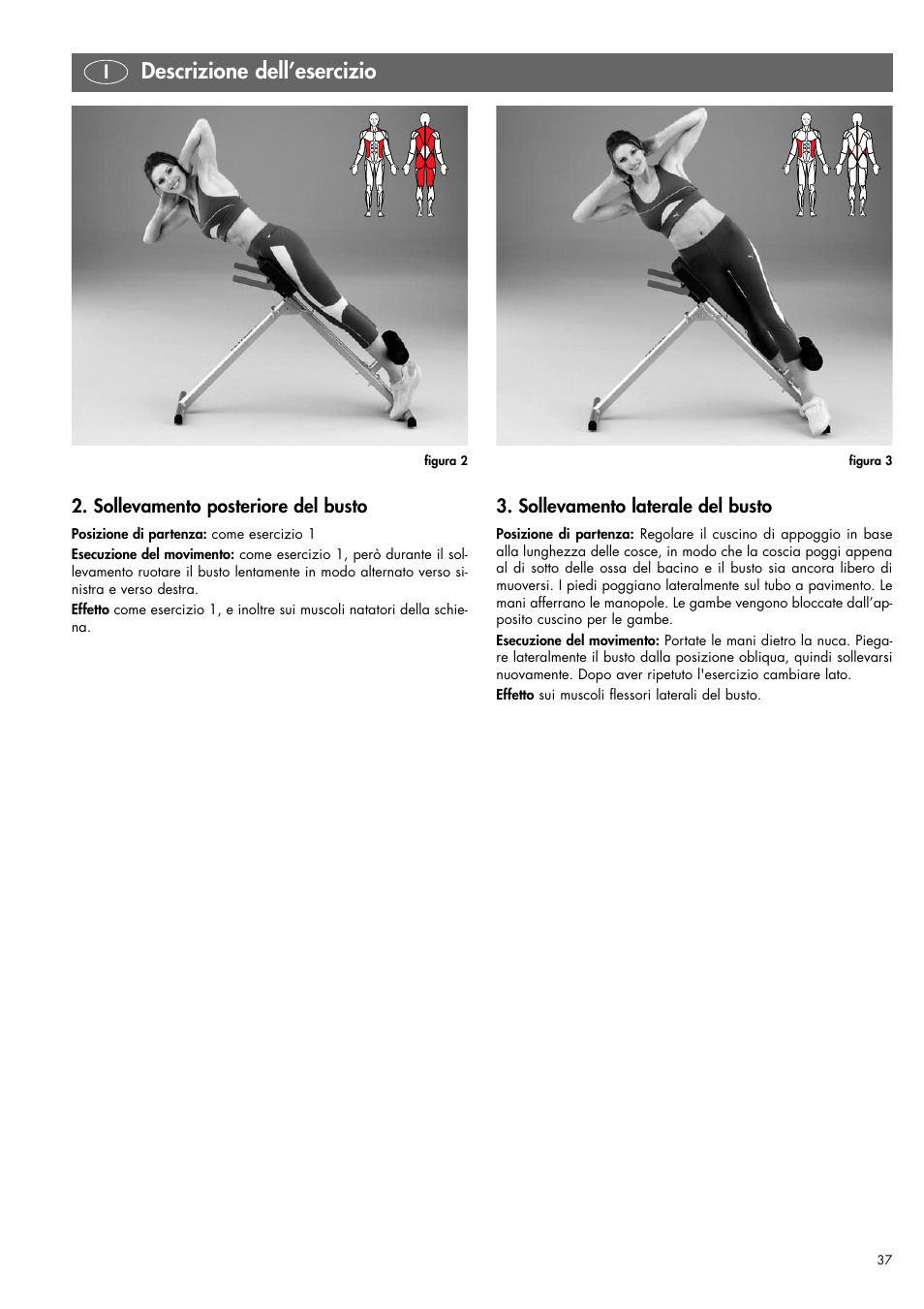 Descrizione dell’esercizio | Kettler 07820-400 User Manual | Page 37 / 40