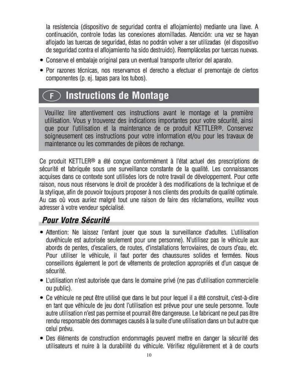 Kettler KT902-189 User Manual | Page 10 / 29