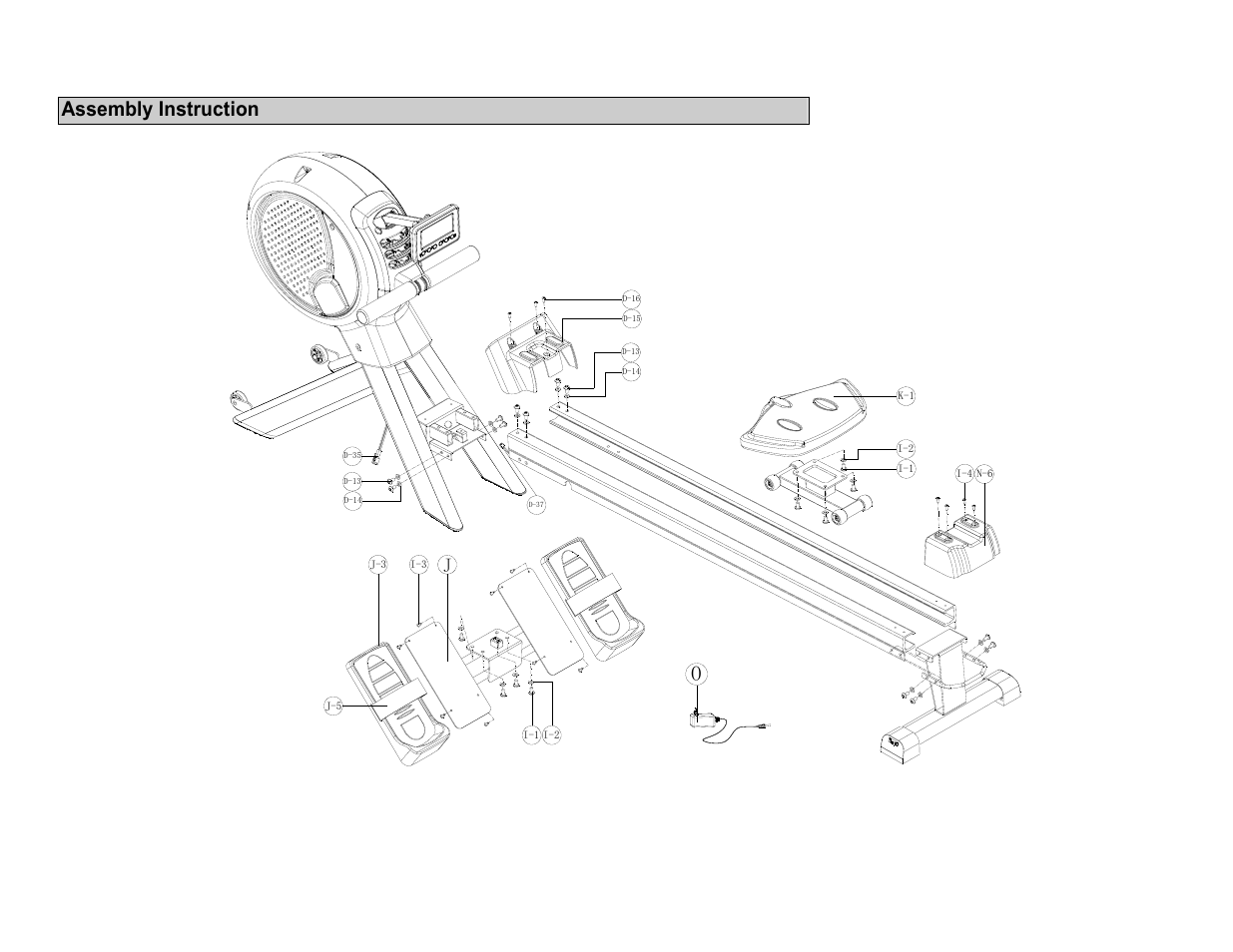 Assembly instruction | Kettler R-400 ROWER 7976-400 User Manual | Page 6 / 19