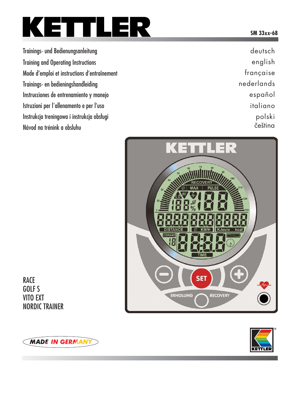 Kettler SM 33XX-68 User Manual | 11 pages