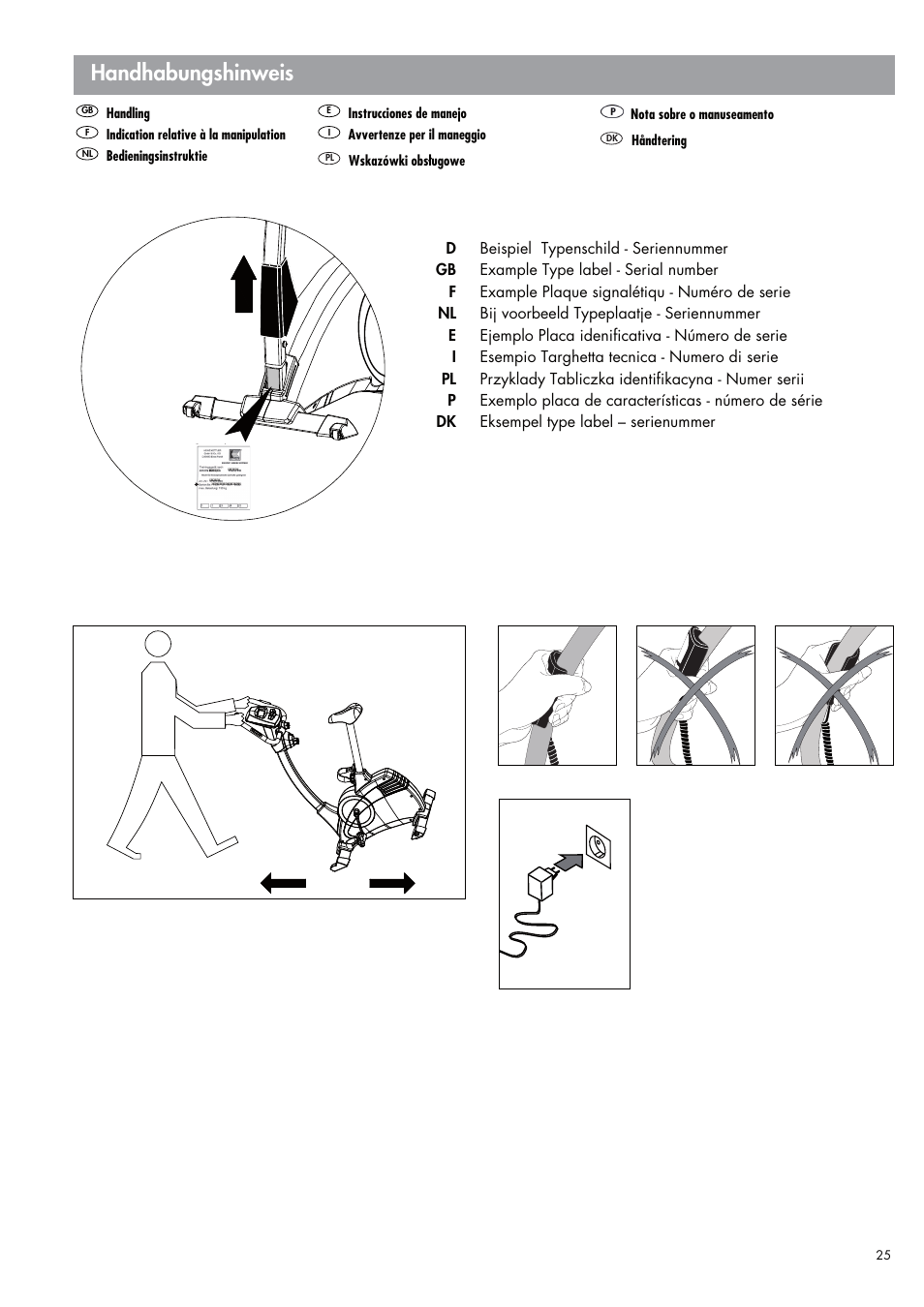 Handhabungshinweis | Kettler PASO 309 User Manual | Page 9 / 12