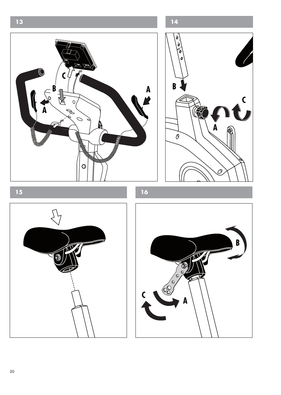 Ab c c | Kettler 07664-000 User Manual | Page 30 / 40