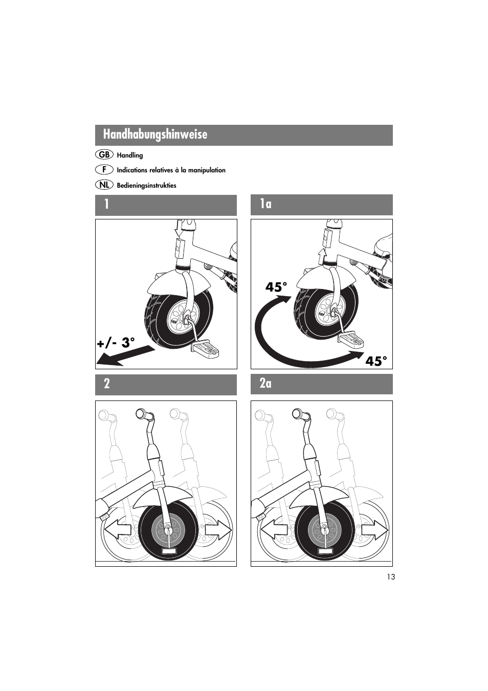 Handhabungshinweise | Kettler 08848-000 User Manual | Page 13 / 18