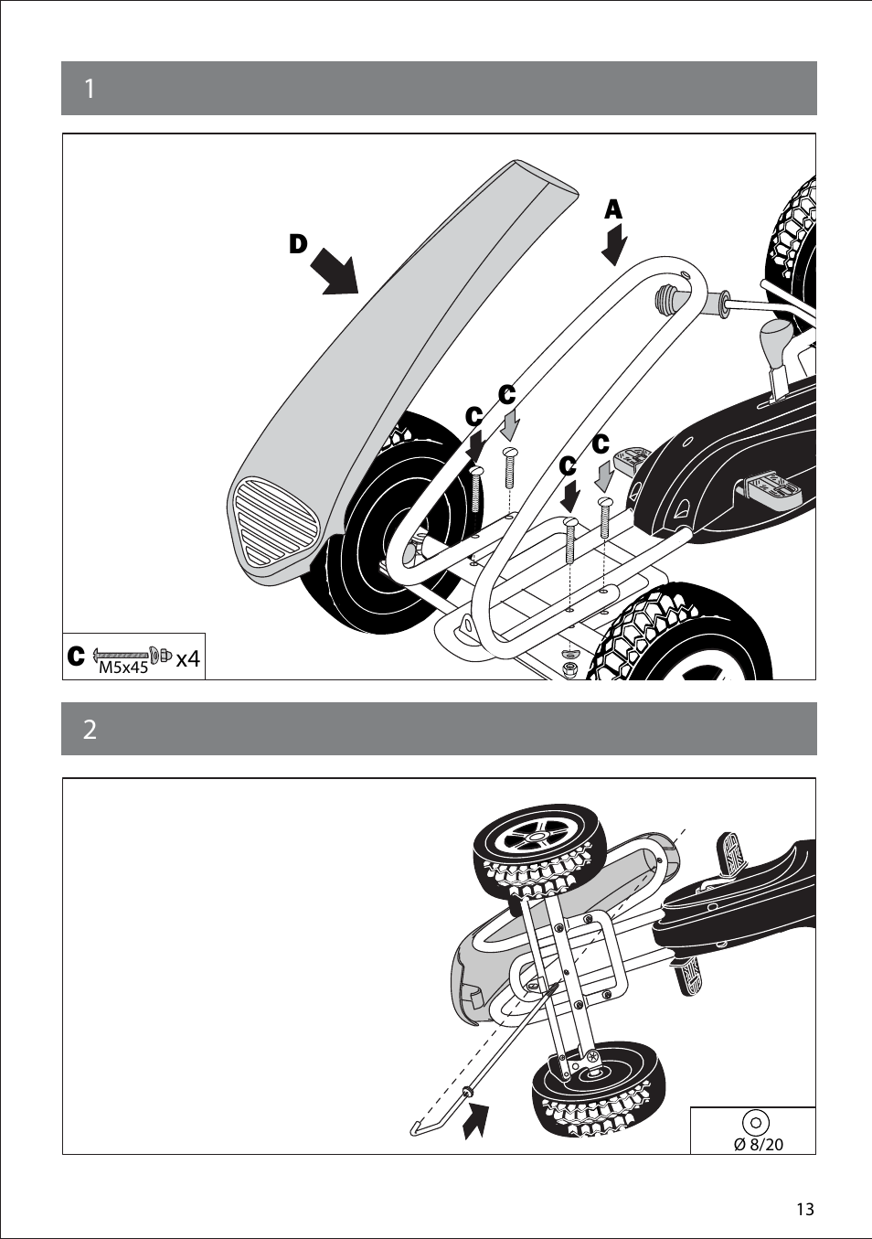 8855-190_wildcat_13_6-15-09.pdf, Ca d | Kettler 8855-190 User Manual | Page 13 / 21