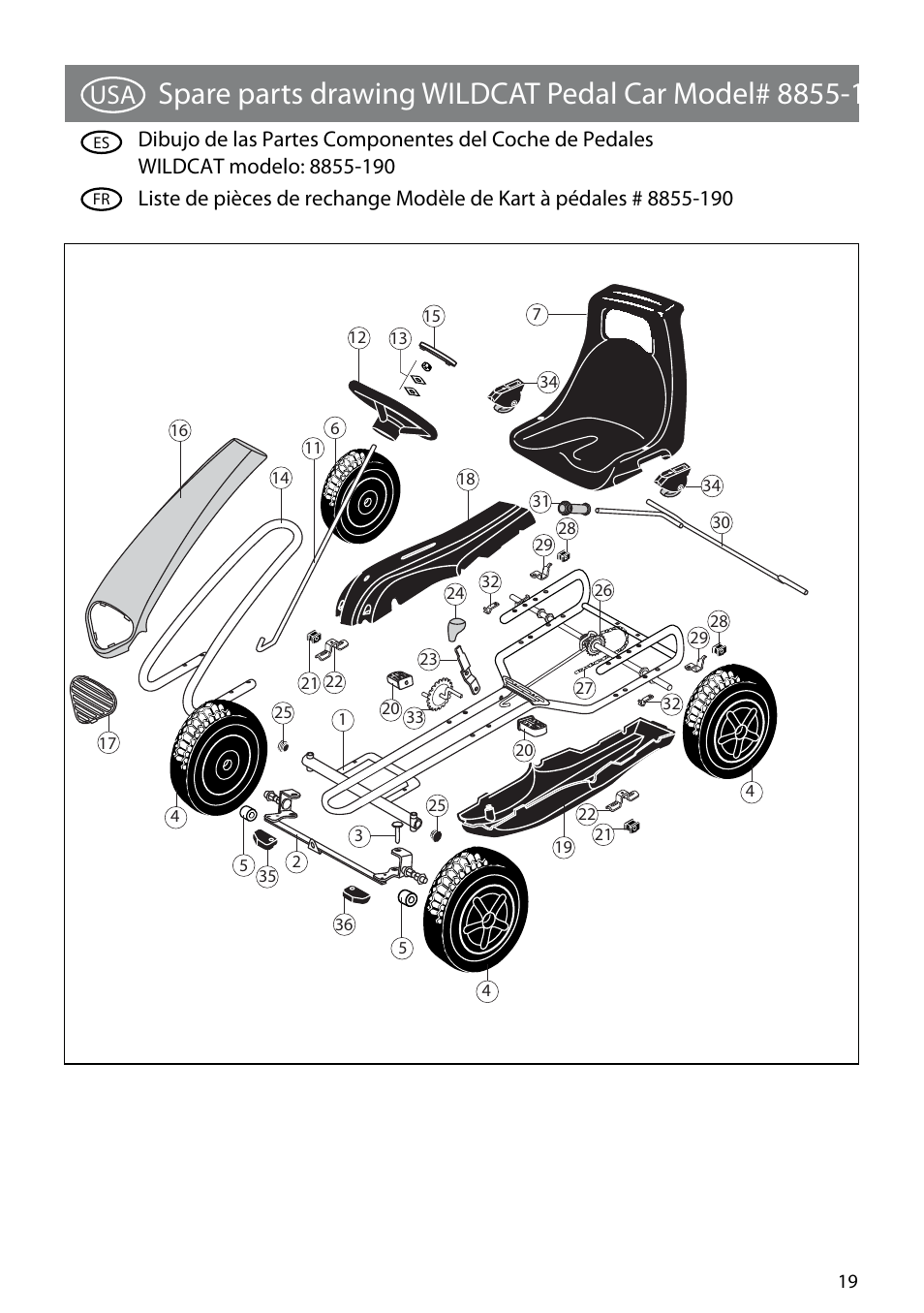 8855-190_wildcat_19_6-22-09.pdf | Kettler 8855-190 User Manual | Page 19 / 21