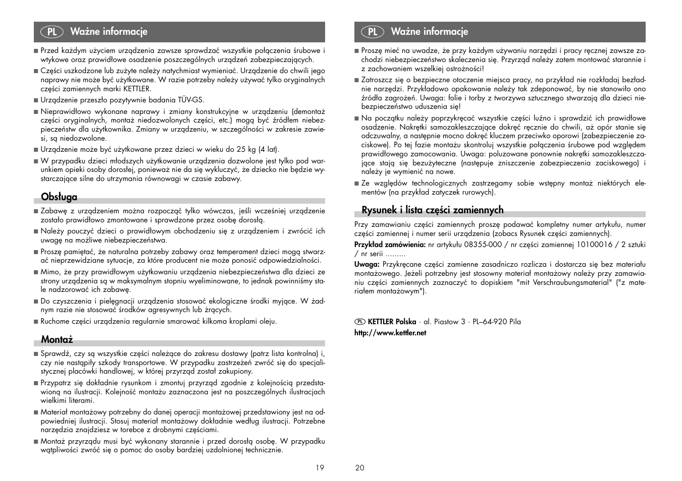 Kettler BABYSITZ 08355-000 User Manual | Page 10 / 12