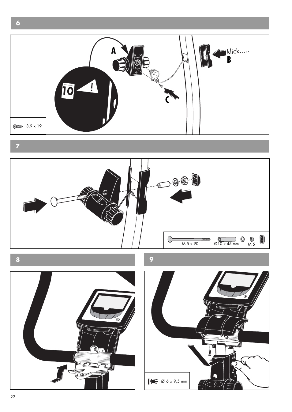 Ab c | Kettler 07960-800 User Manual | Page 22 / 33