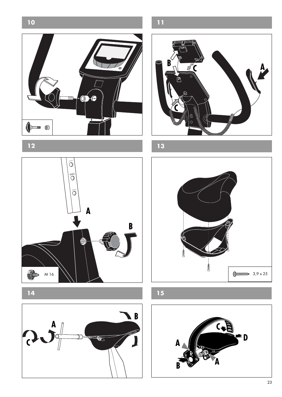 Ba c c, Ba c, Ab d c | Kettler 07960-800 User Manual | Page 23 / 33