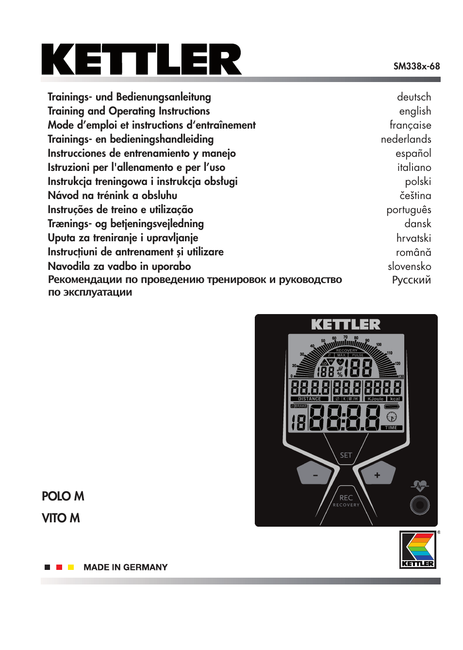 Kettler FB600 User Manual | 144 pages