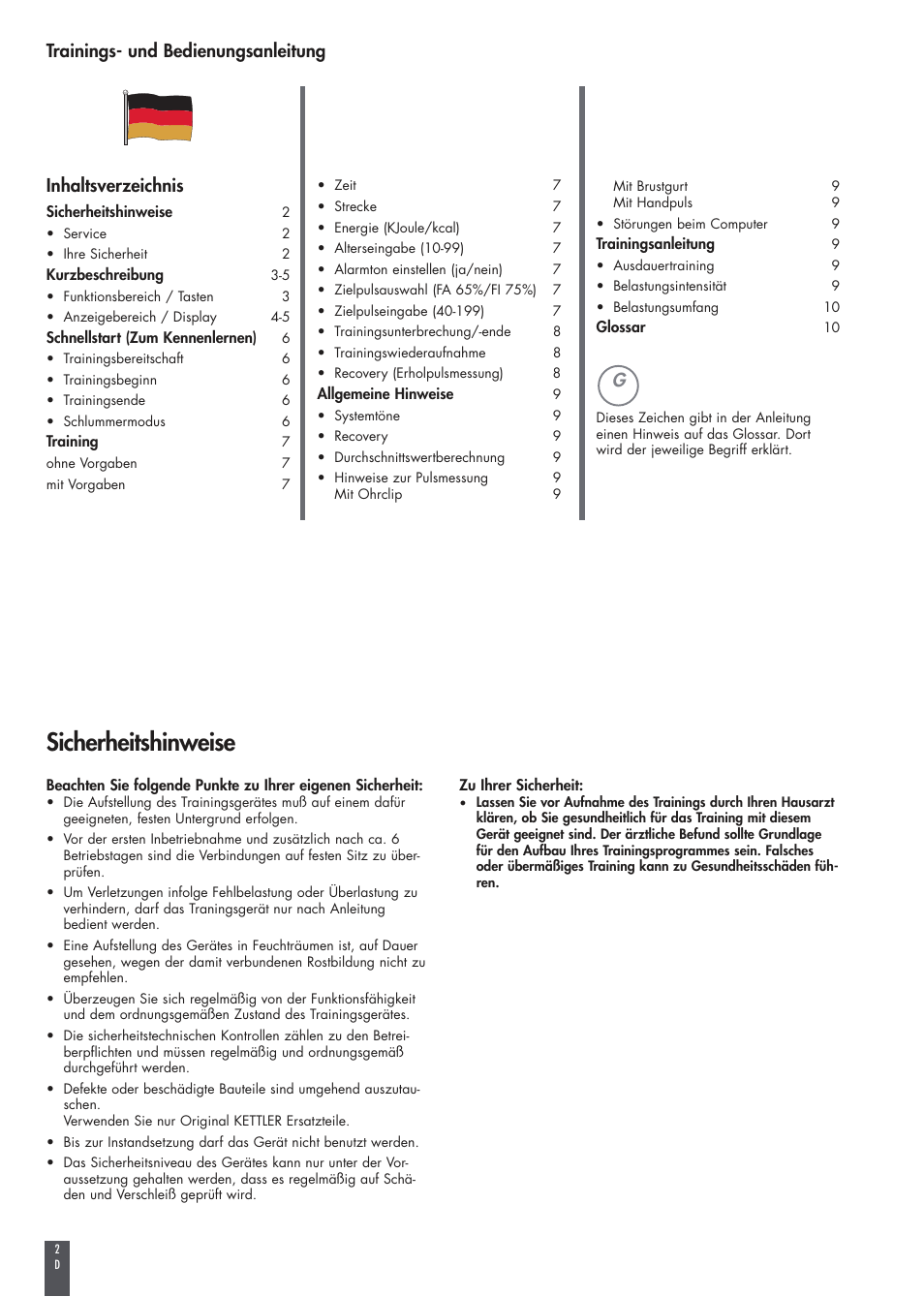 Kettler FB600 User Manual | Page 2 / 144