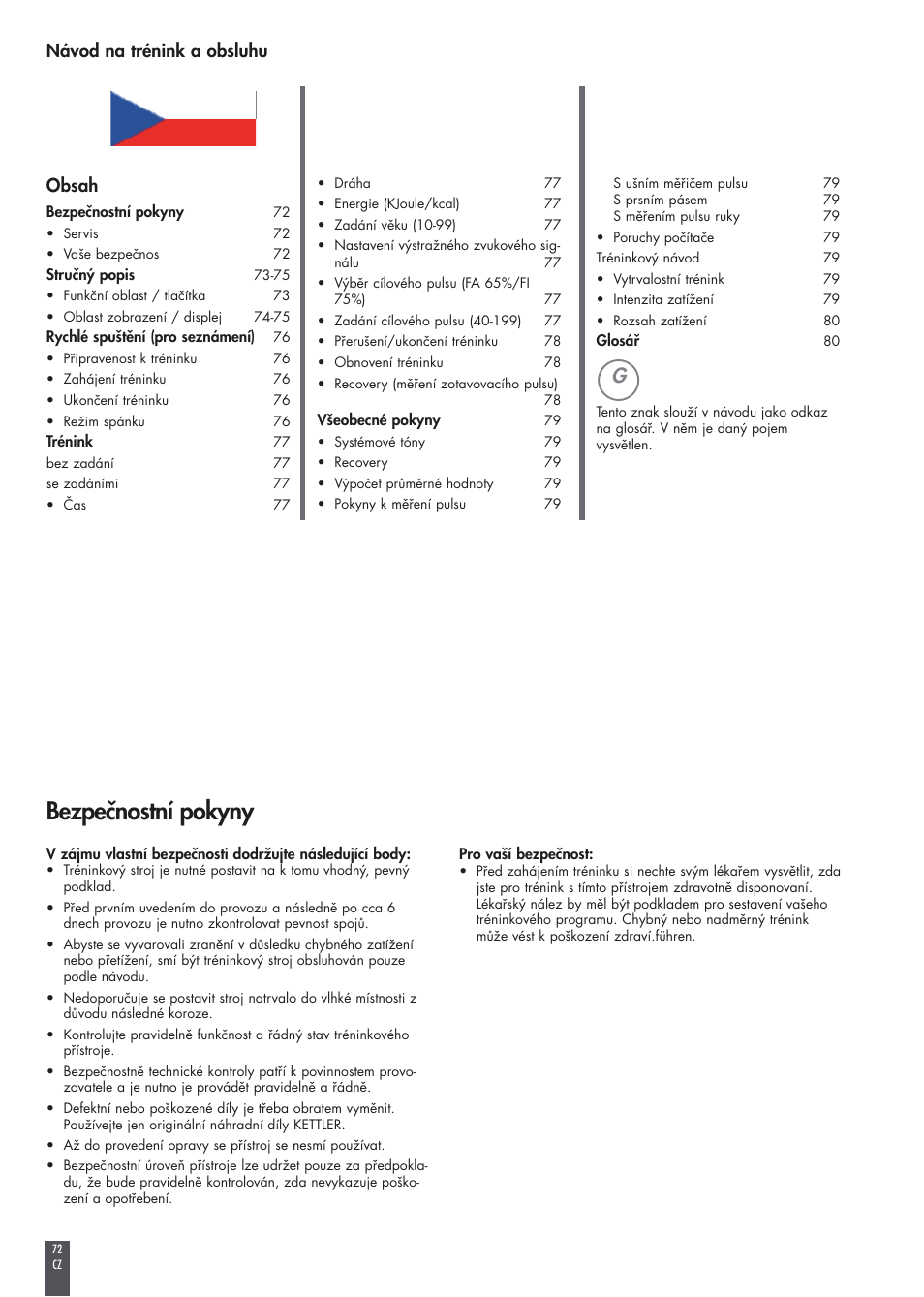 Kettler FB600 User Manual | Page 72 / 144
