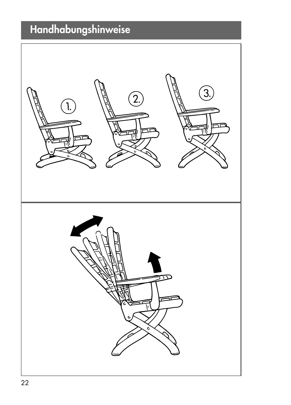 Handhabungshinweise | Kettler 01491-000 User Manual | Page 22 / 24