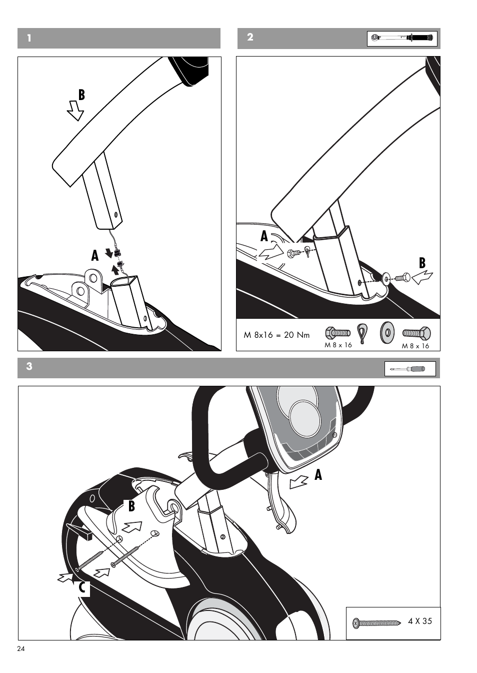 Ab a b, Cb a | Kettler LOTUS R 07666-000 User Manual | Page 6 / 14