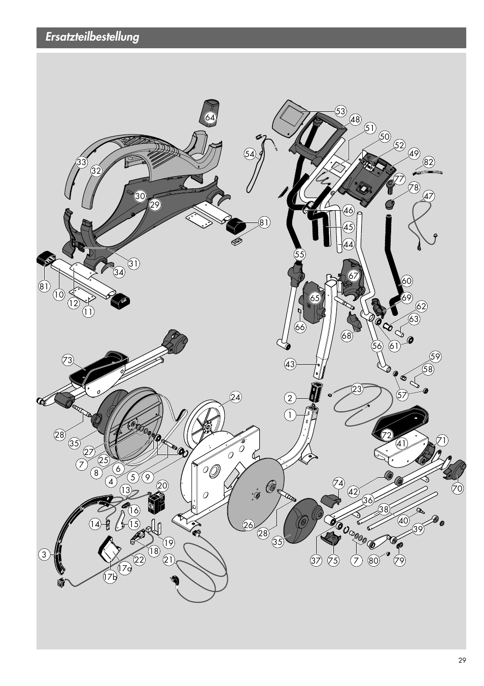 Ersatzteilbestellung | Kettler 07863-000 User Manual | Page 19 / 20