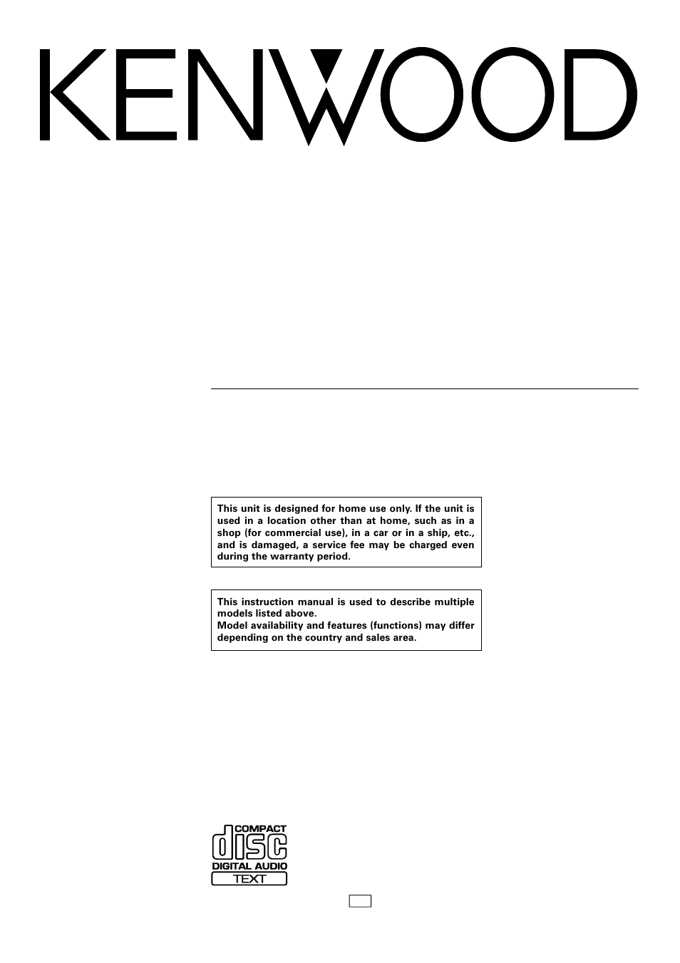 Kenwood DPF-J6030 User Manual | 44 pages