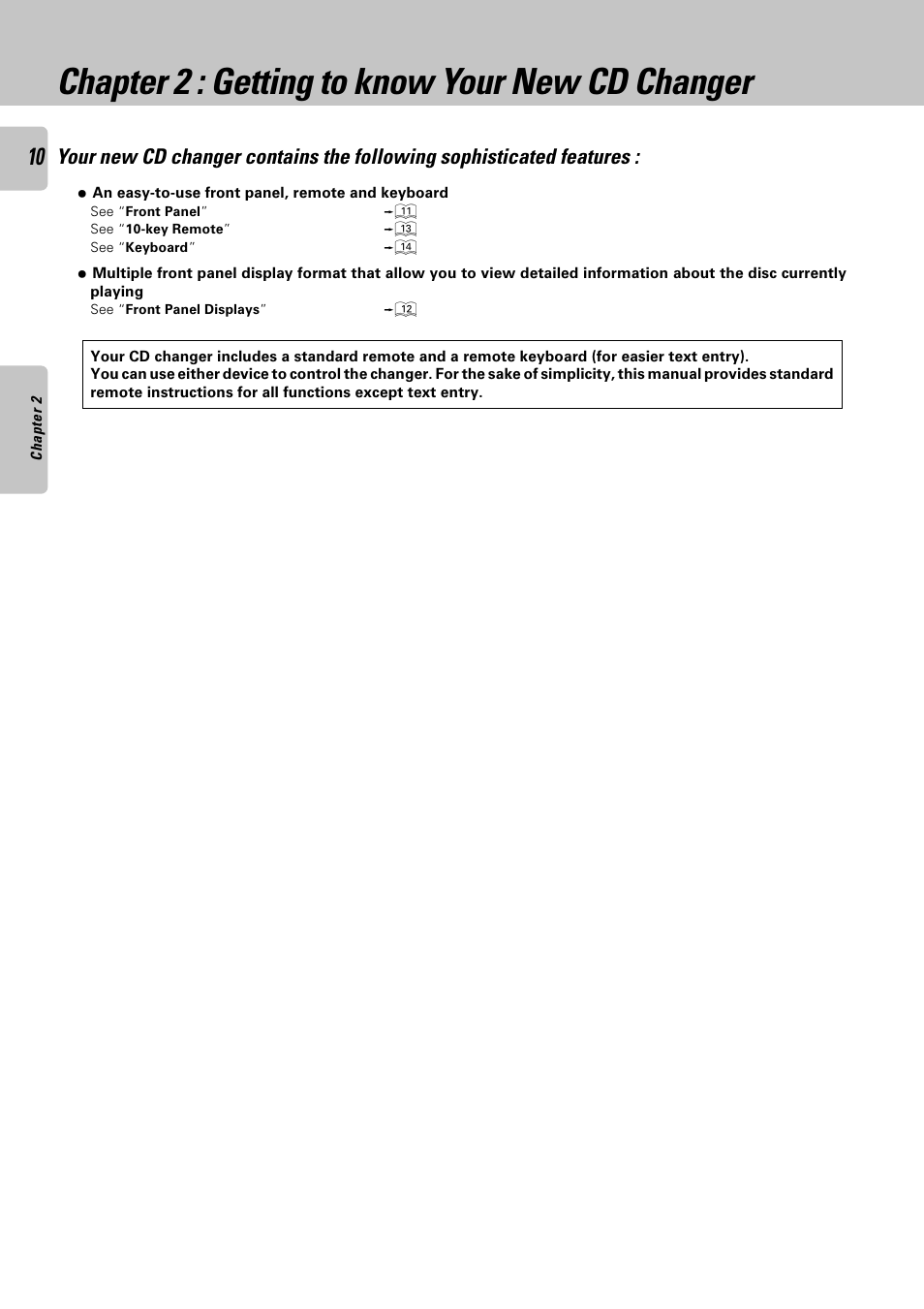 Chapter 2 : getting to know your new cd changer | Kenwood DPF-J6030 User Manual | Page 10 / 44