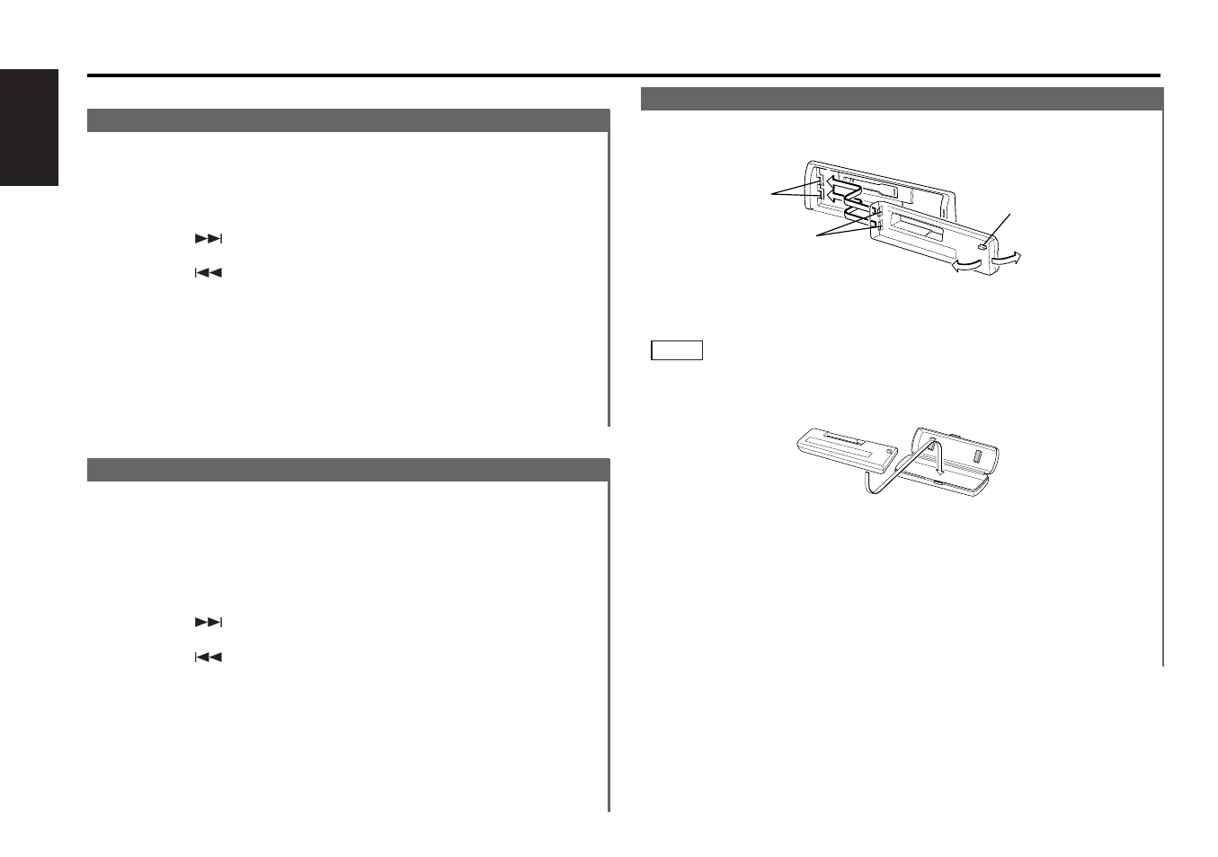 Selectable illumination, Dsi (disabled system indicator), Theft deterrent faceplate | Other features | Kenwood KRC-21R User Manual | Page 22 / 30