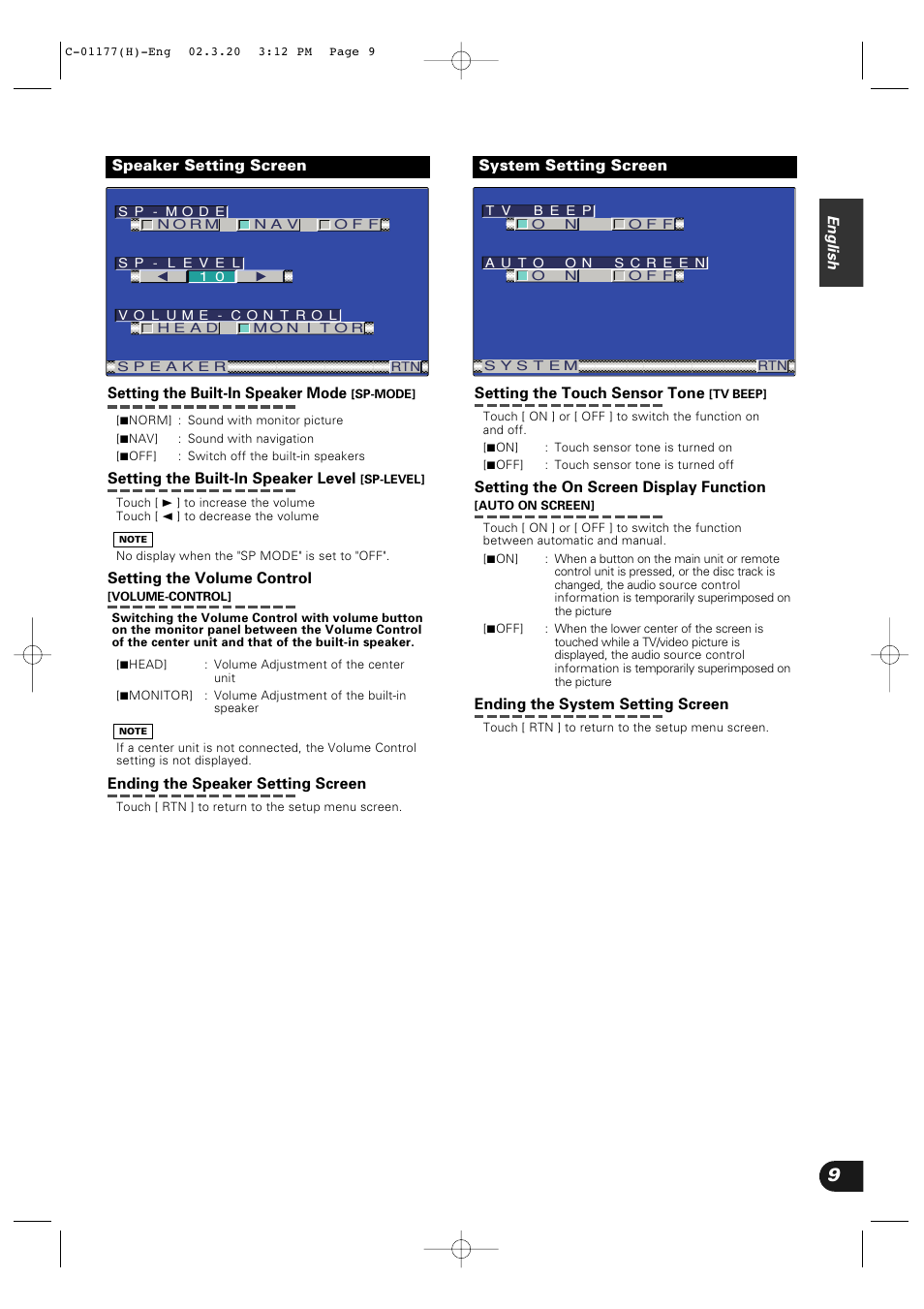 Kenwood VZ-7000P User Manual | Page 9 / 28