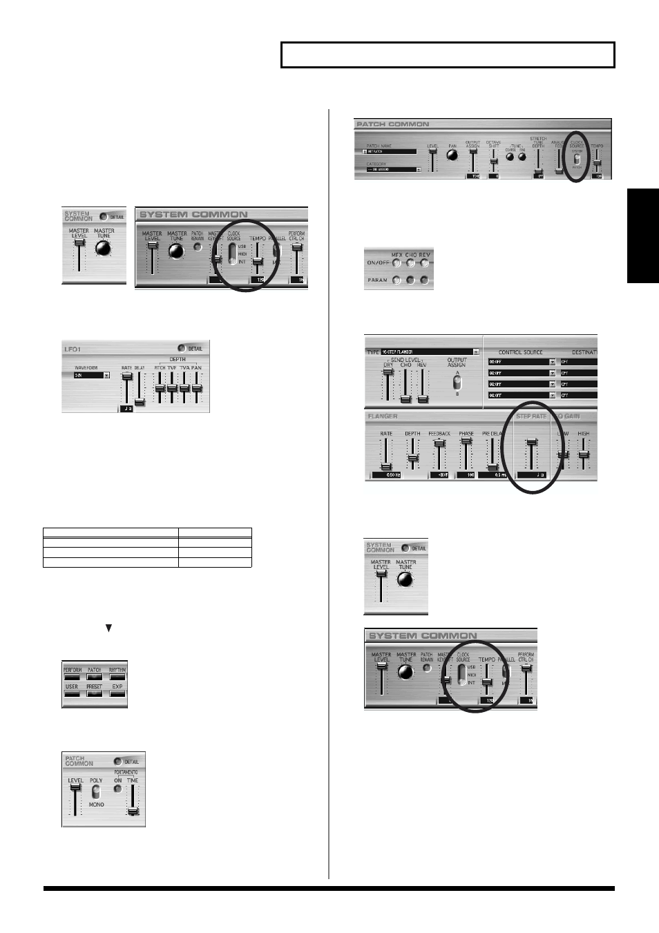 Synchronizing multi-effects to the system tempo | Kenwood XV-2020 User Manual | Page 101 / 169