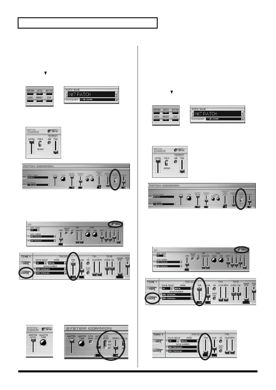 Making a tone’s delay time match the system tempo, Playing phrase loops at a system’s tempo | Kenwood XV-2020 User Manual | Page 102 / 169