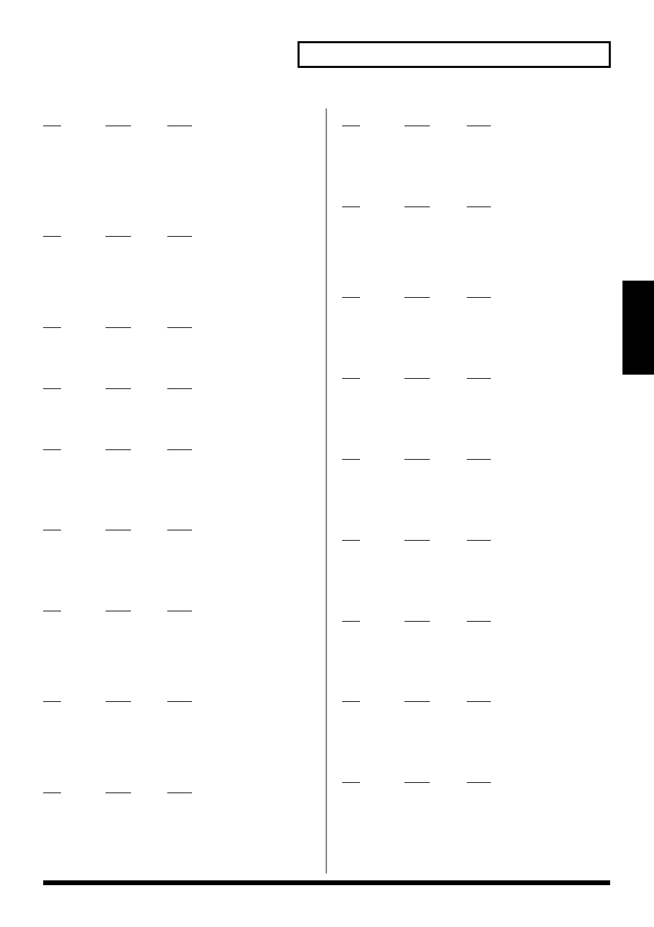 Time (p. 137), Remotely changing the cutoff frequency (p. 137), Remotely changing resonance (p. 137) | 137 midi implementation | Kenwood XV-2020 User Manual | Page 137 / 169