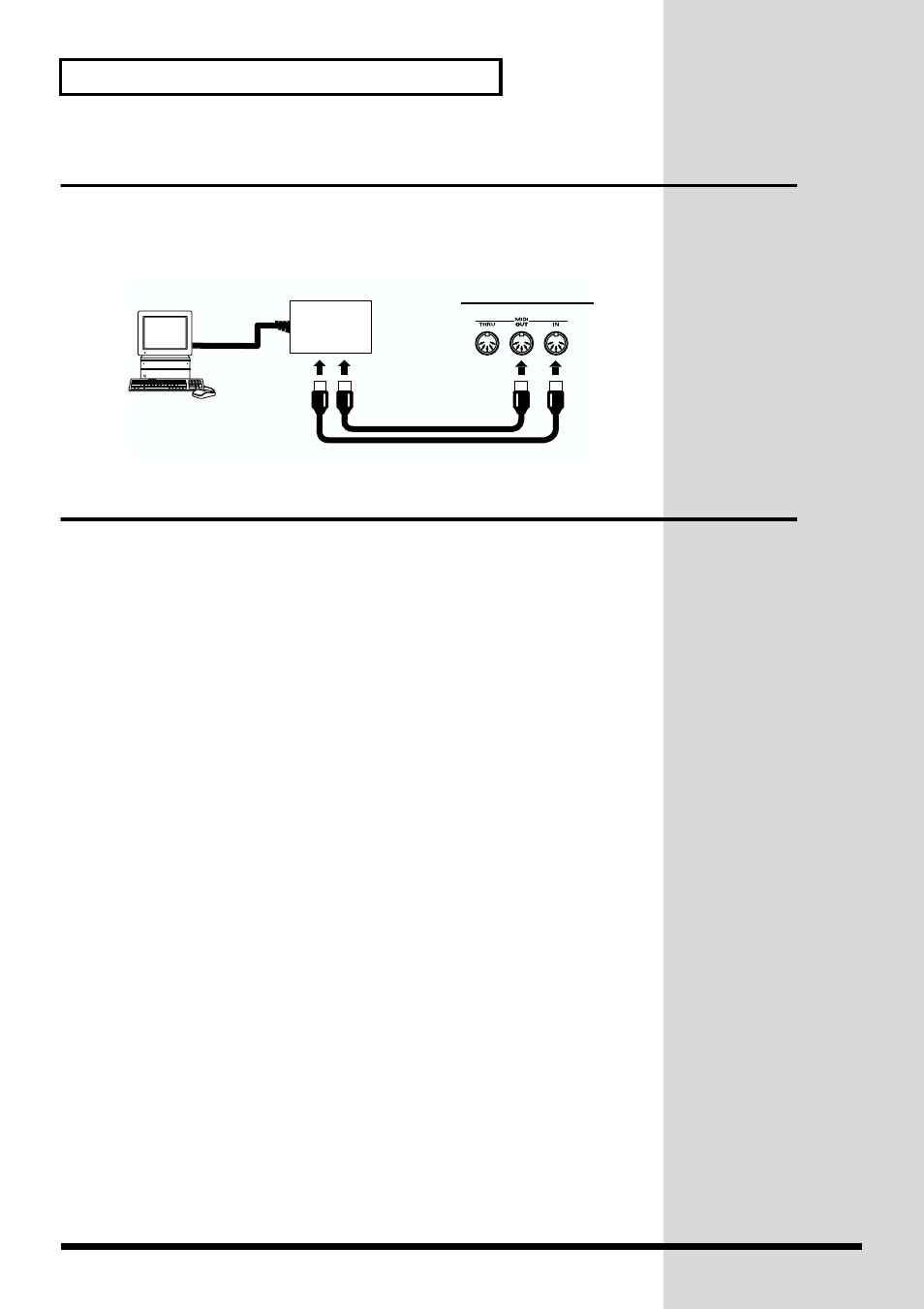 P. 30, Connecting with midi connectors, Installing the included editor software | 30 for those using a computer | Kenwood XV-2020 User Manual | Page 30 / 169