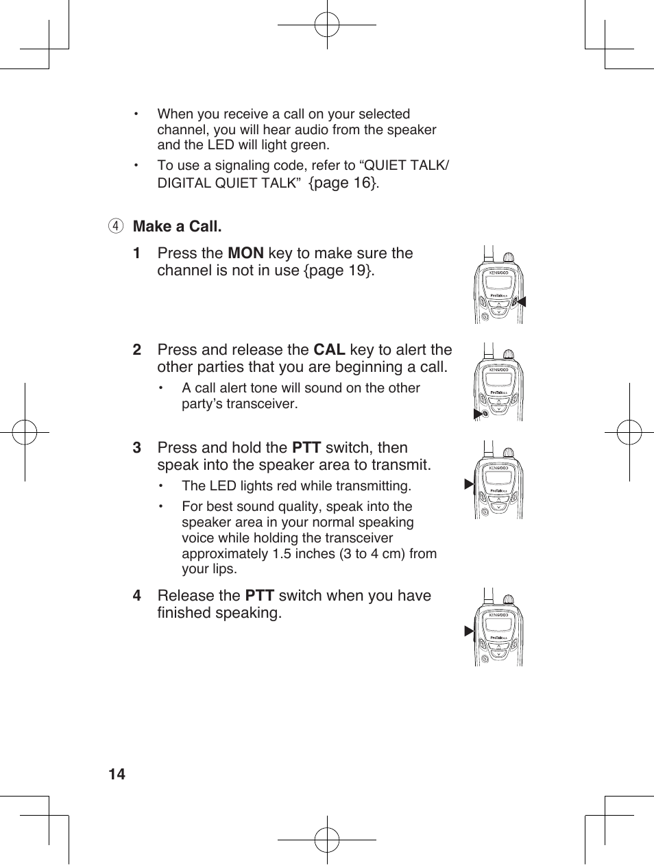 Kenwood ProTalkXLS TK-3230 User Manual | Page 23 / 66
