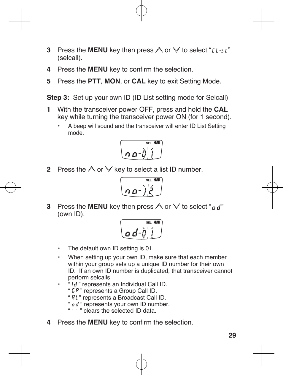 Kenwood ProTalkXLS TK-3230 User Manual | Page 38 / 66