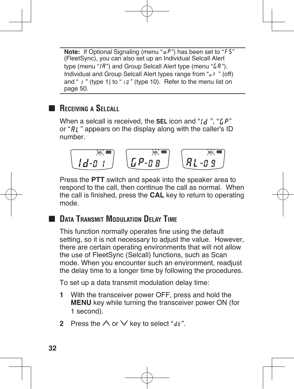 Kenwood ProTalkXLS TK-3230 User Manual | Page 41 / 66