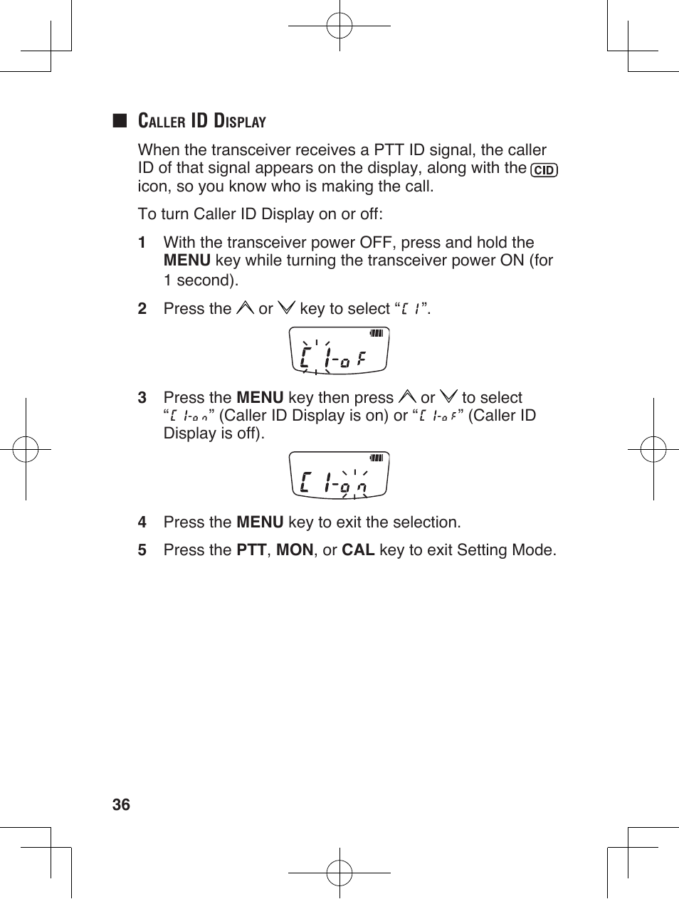 Id d | Kenwood ProTalkXLS TK-3230 User Manual | Page 45 / 66