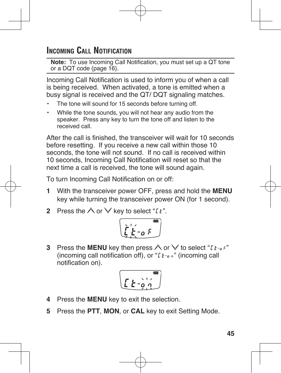 Kenwood ProTalkXLS TK-3230 User Manual | Page 54 / 66