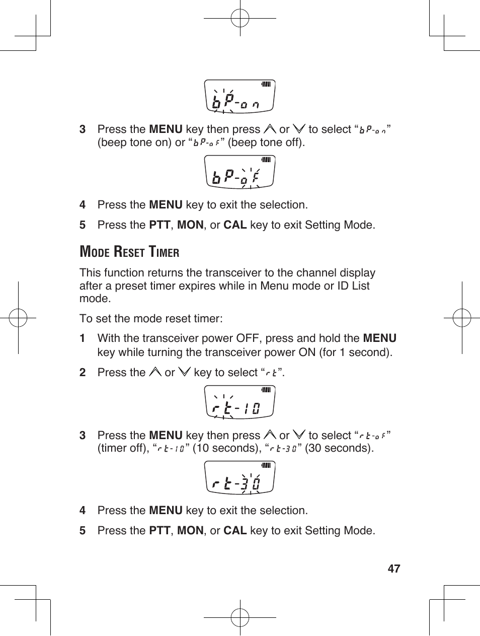 Kenwood ProTalkXLS TK-3230 User Manual | Page 56 / 66