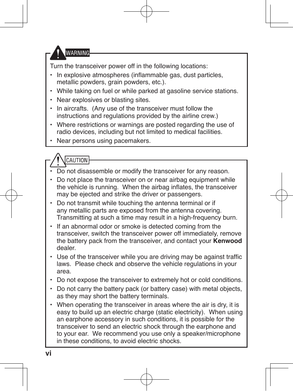 Kenwood ProTalkXLS TK-3230 User Manual | Page 7 / 66