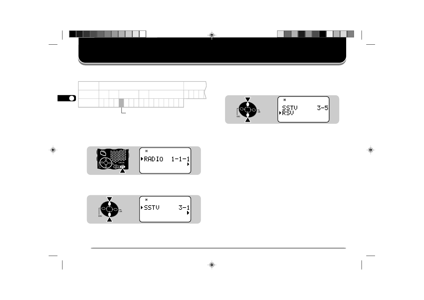 Menu set-up, Menu access | Kenwood TH-D7E User Manual | Page 22 / 112