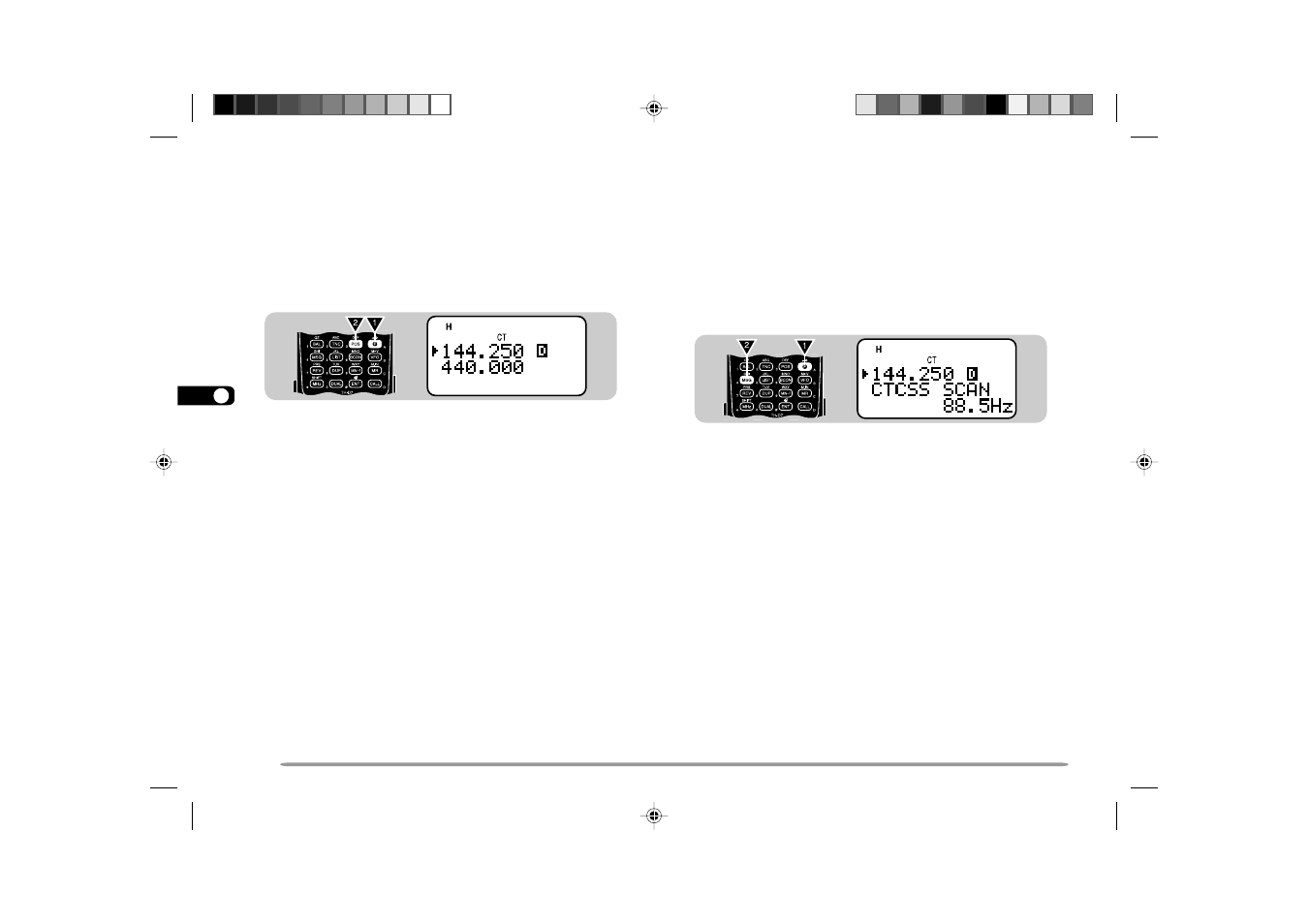 Using ctcss, Ctcss freq. id | Kenwood TH-D7E User Manual | Page 46 / 112