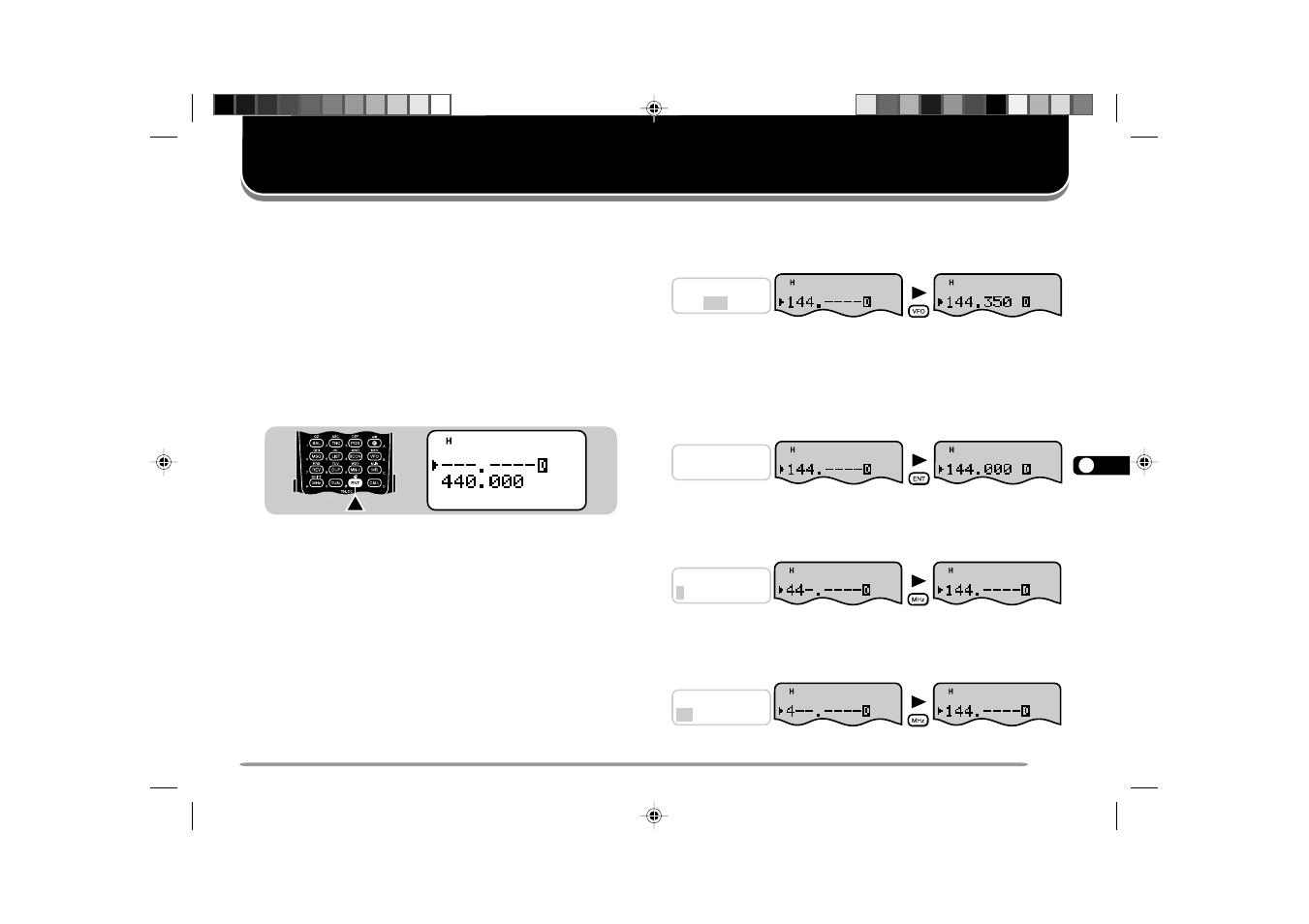 Auxiliary functions, Direct frequency entry | Kenwood TH-D7E User Manual | Page 51 / 112