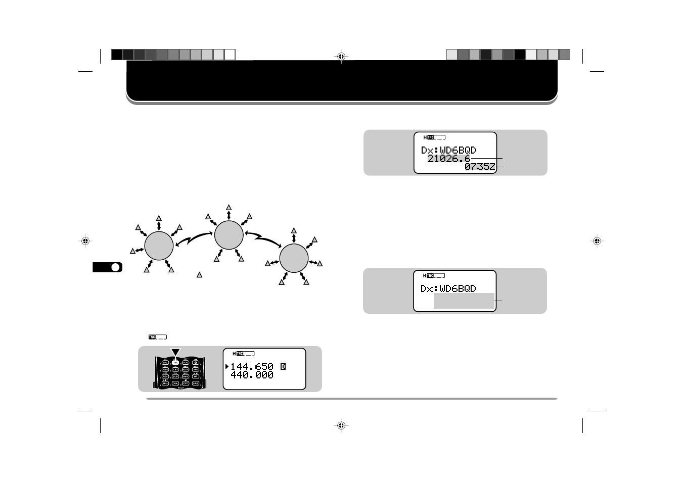 Dx packetclusters monitor | Kenwood TH-D7E User Manual | Page 62 / 112