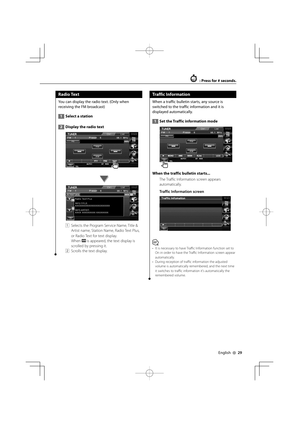 Kenwood DDX5022Y User Manual | Page 29 / 96