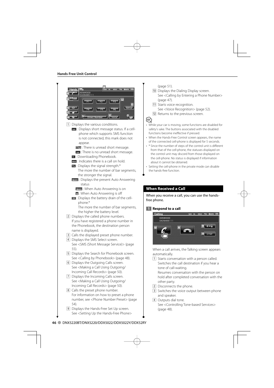 Kenwood DDX5022Y User Manual | Page 46 / 96