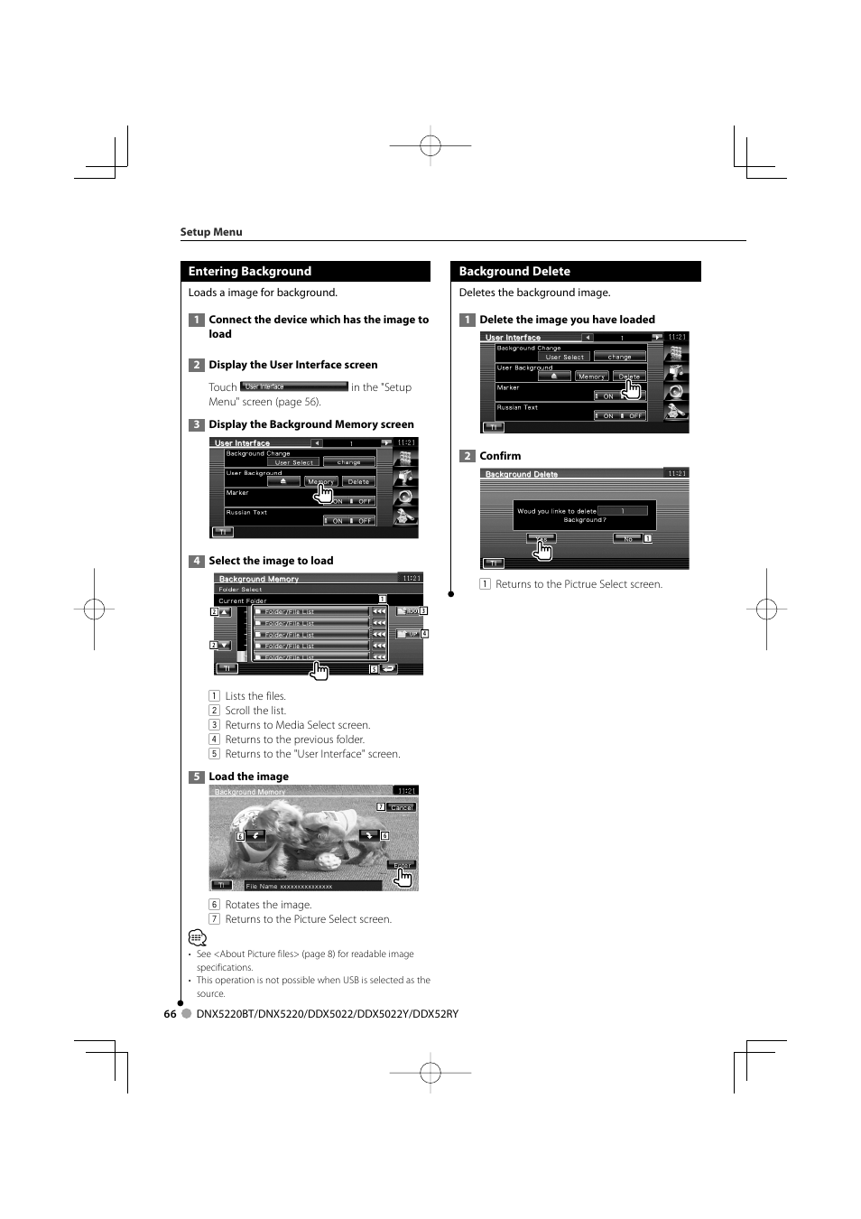 Kenwood DDX5022Y User Manual | Page 66 / 96