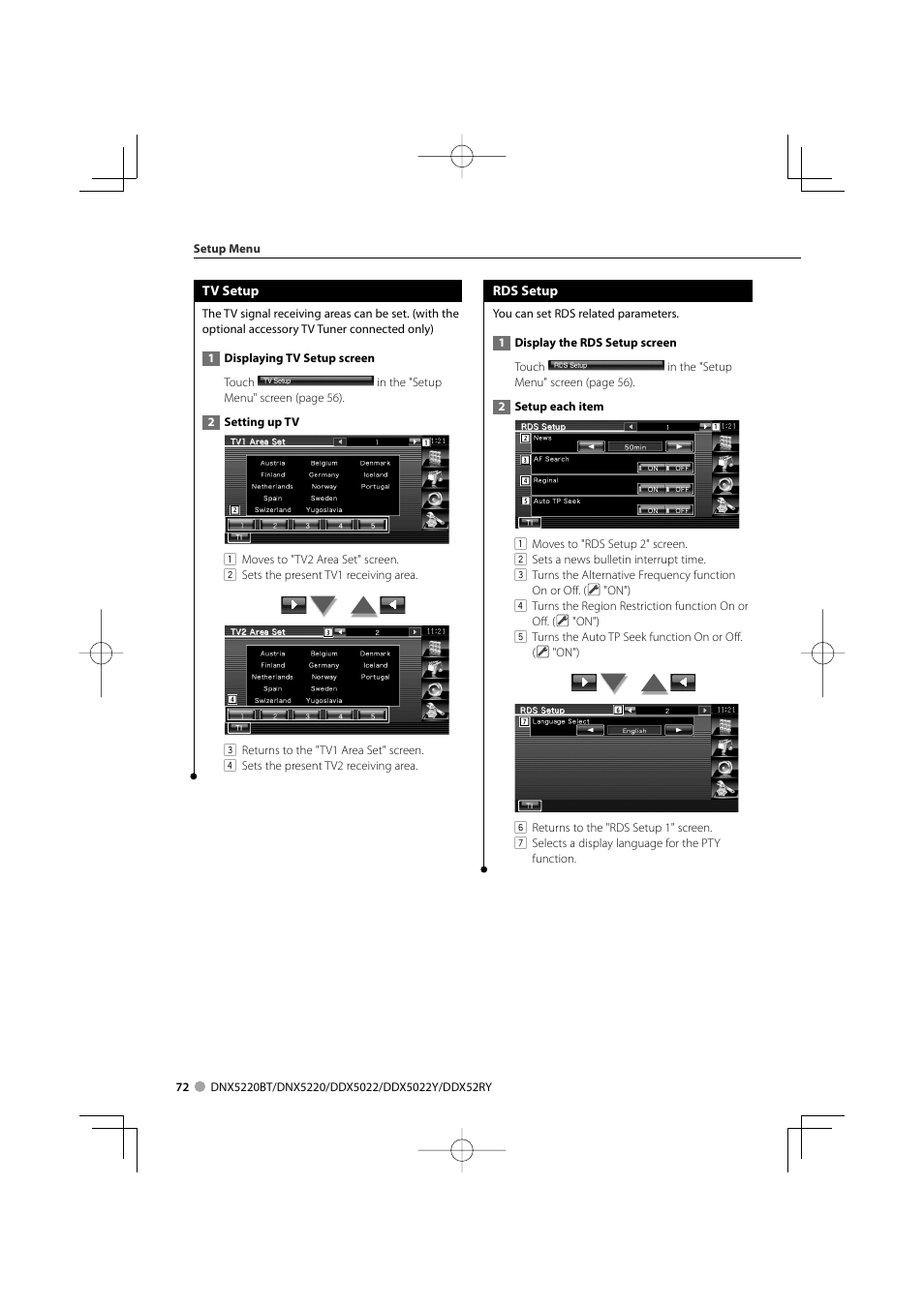 Kenwood DDX5022Y User Manual | Page 72 / 96