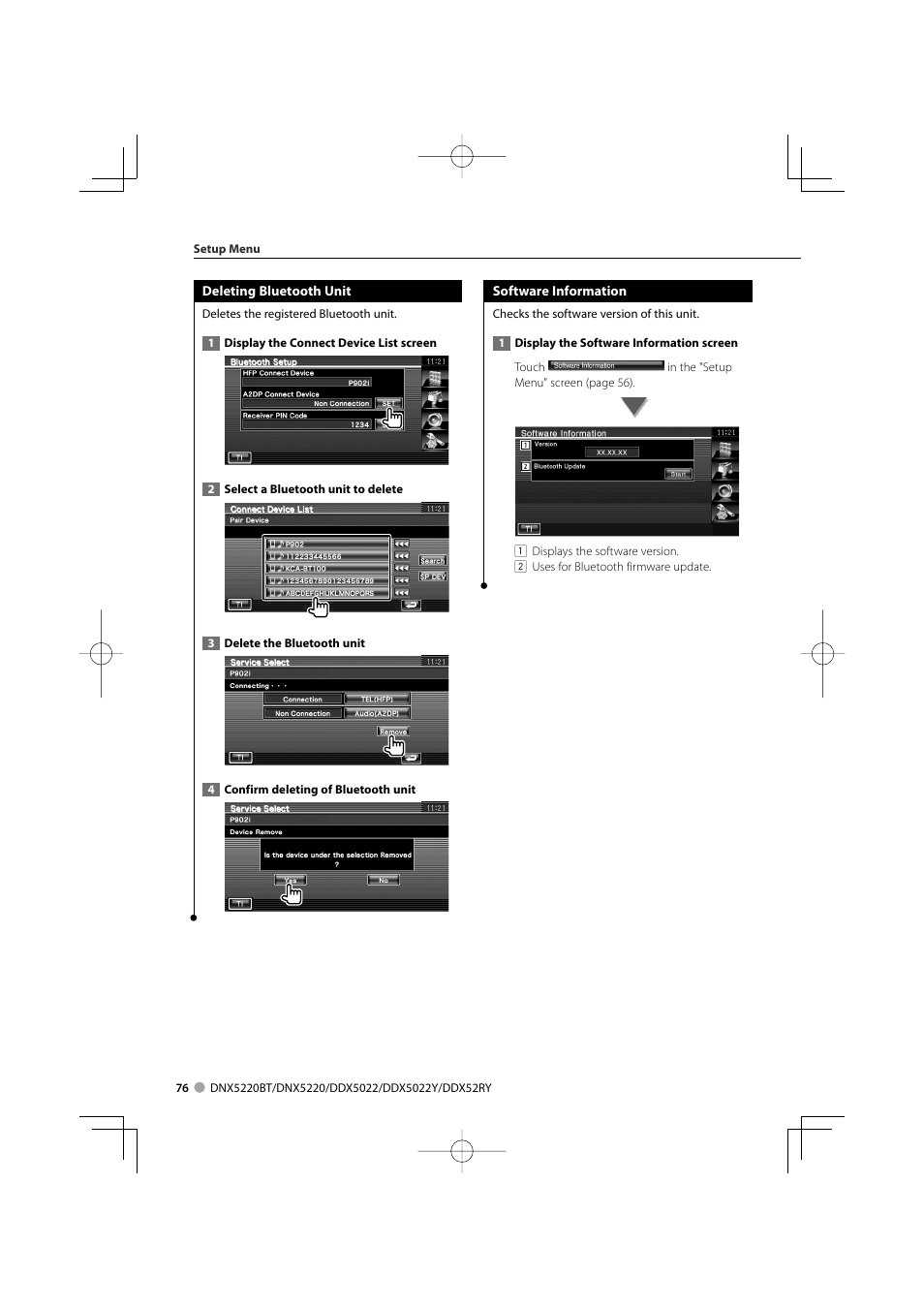 Kenwood DDX5022Y User Manual | Page 76 / 96