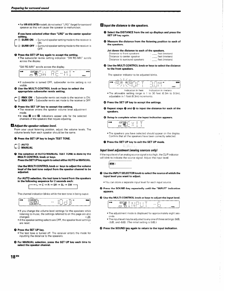 Kenwood KRF-V5560D User Manual | Page 18 / 40