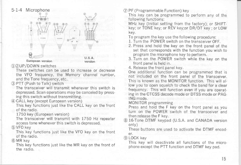 Kenwood TM-441A User Manual | Page 15 / 59