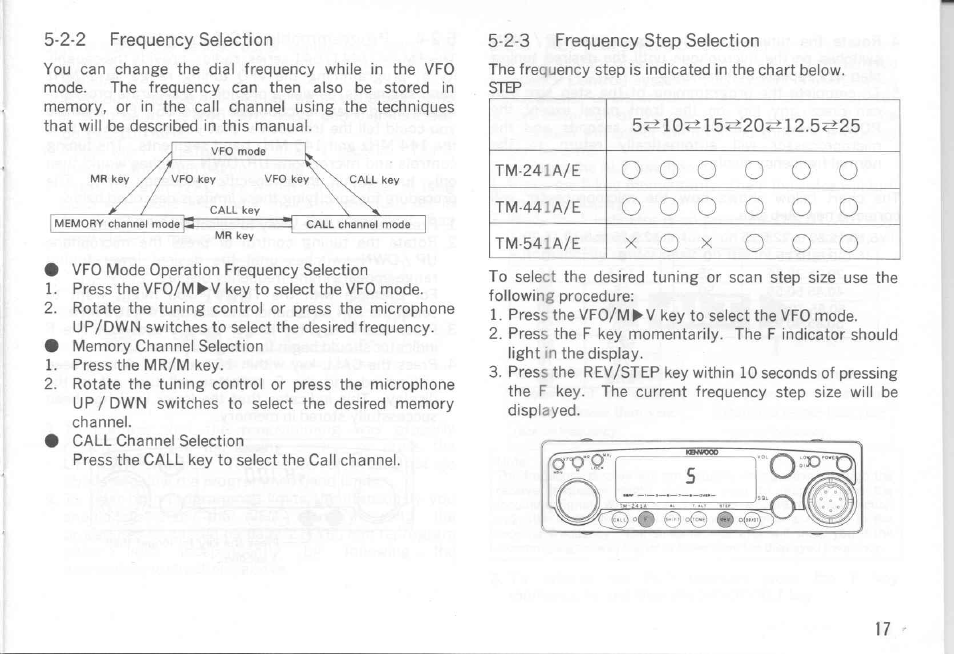 O o o | Kenwood TM-441A User Manual | Page 17 / 59