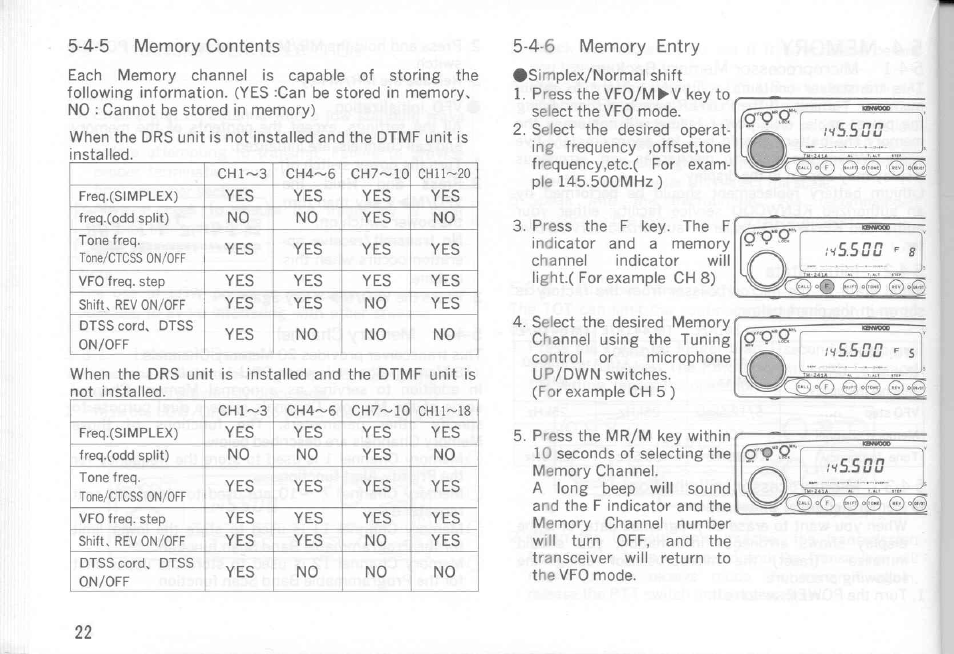 5v-sr, Pc©°© ©°© ©°e | Kenwood TM-441A User Manual | Page 22 / 59