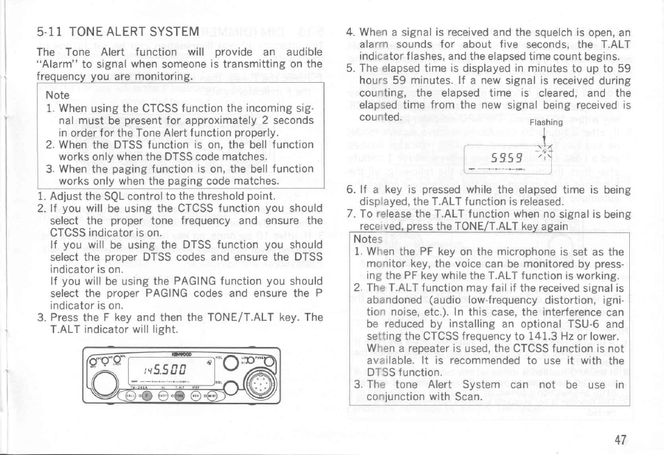 Kenwood TM-441A User Manual | Page 47 / 59