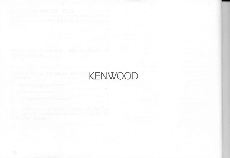 Kenwood TM-441A User Manual | Page 59 / 59